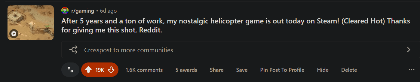 Sit back, Relax, and Blow Shit Up Award — image 3